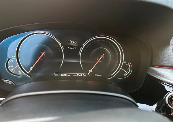 BMW Seria 5 cena 120900 przebieg: 189000, rok produkcji 2017 z Kraków małe 781